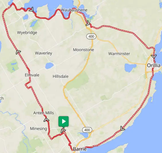 Beginner Bikepacking Simcoe County Trail Loop